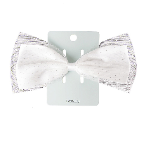 Заколка для волос TWINKLE Заколка для волос TWINKLE BACK TO SCHOOL, white-silver bow