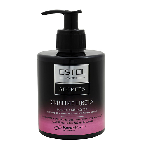 ESTEL PROFESSIONAL Маска-хайлайтер для окрашенных и мелированных волос Сияние Цвета Secrets estel professional шампунь флюид для волос c комплексом драгоценных масел