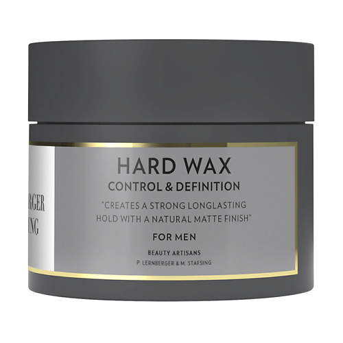 LERNBERGER STAFSING Воск для волос матовый сильной фиксации HARD WAX FOR MEN твёрдый воск grass hard wax dt 0155