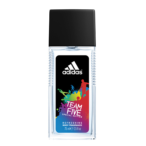 ADIDAS Team Five Men Refreshing Body Fragrance 75 adidas fruity rhythm 50
