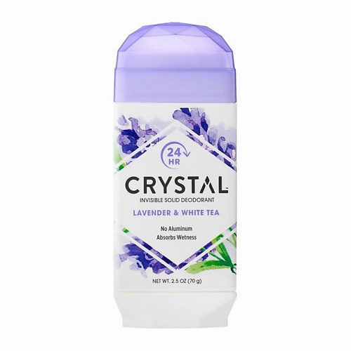 CRYSTAL Дезодорант твердый невидимый Лаванда и Белый чай crystal дезодорант твердый невидимый ваниль жасмин