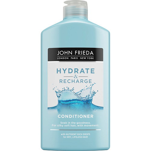 JOHN FRIEDA Увлажняющий Кондиционер для сухих волос Hydrate & Recharge mane n tail кондиционер для волос глубокое увлажнение deep moist