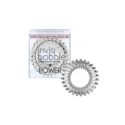 INVISIBOBBLE Резинка-браслет для волос invisibobble POWER Crystal Clear invisibobble резинка браслет для волос power crystal clear с подвесом
