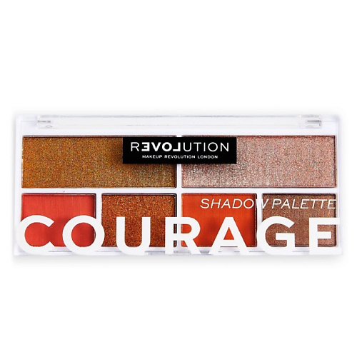 RELOVE REVOLUTION Палетка теней для век Colour Play Courage Shadow Palette revolution makeup палетка теней для век re loaded palette