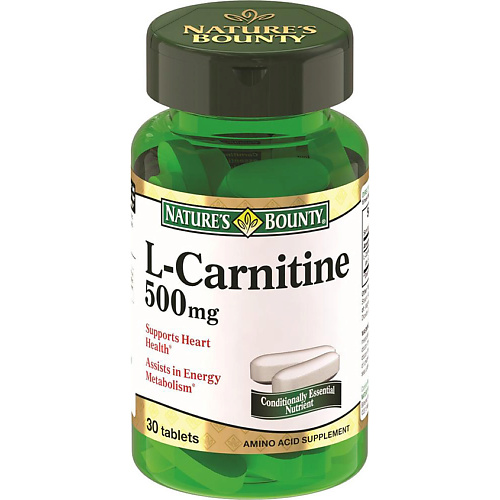 NATURE'S BOUNTY L-карнитин 500 мг awochactive л карнитин