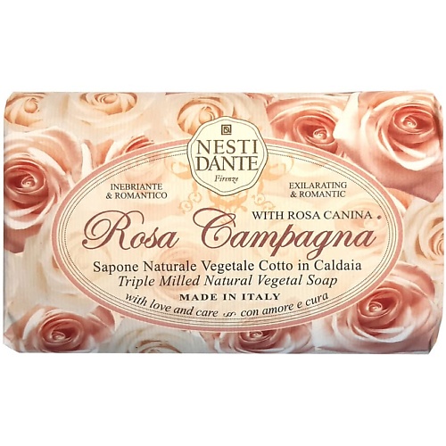 NESTI DANTE Мыло Rosa Campagna nesti dante мыло rosa sensuale