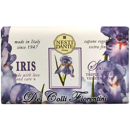 NESTI DANTE Мыло Dei Colli Fiorentini Sensual Iris жидкое мыло nesti dante cypress tree кипарис 500 мл