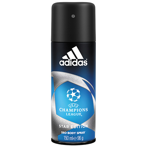 ADIDAS Дезодорант спрей для мужчин UEFA Champions League Star Edition adidas дезодорант спрей cool