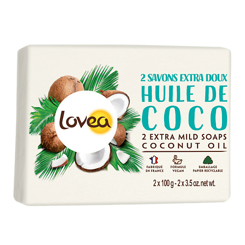 фото Lovea мыло нежное с маслом кокоса