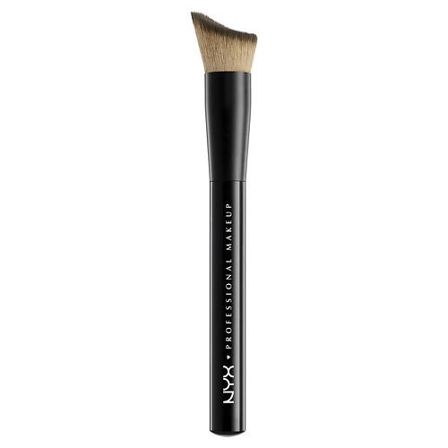 NYX Professional Makeup Кисть для нанесения жидкого тона. TOTAL CONTROL DROP FOUNDATION Brush 22 beautydrugs makeup brush 26 pencil brush кисть для теней 1