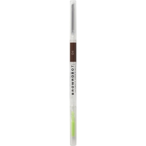 Карандаш для бровей INFLUENCE BEAUTY Карандаш для бровей BROW ROBOT автоматический ультратонкий ультратонкий карандаш для бровей стойкая водостойкая двухсторонняя вращающаяся ручка для бровей темно коричневая косметика 6 цветов