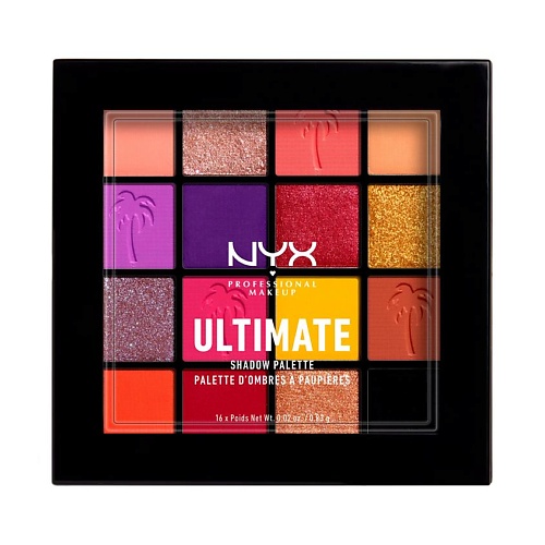 NYX Professional Makeup Палетка теней ULTIMATE SHADOW PALETTE FEST mac палетка для теней pro palette eye shadow x 4