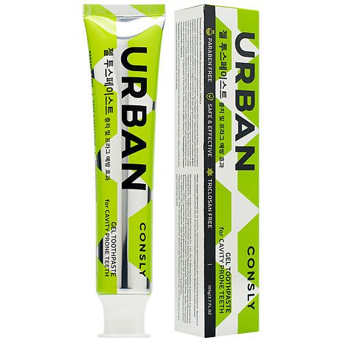 CONSLY Зубная паста гелевая реминерализующая Urban Gel Toothpaste luxlite dental гелевая зубная паста морская соль 53