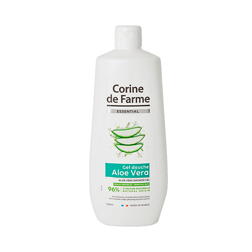 CORINE DE FARME Гель для душа Алоэ вера Aloe Vera Shower Gel consly мыло увлажняющее с экстрактом алоэ aloe cleansing soap