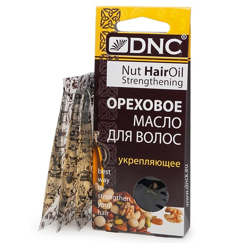 DNC Масло ореховое для волос укрепляющее Nut Hair Oil натуральное укрепляющее масло для волос kajal махабринградж 200 мл