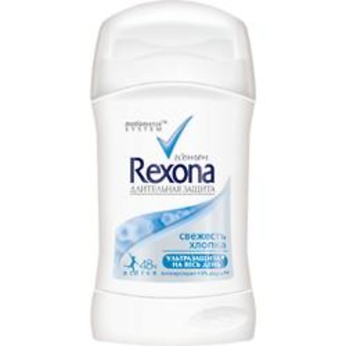 REXONA Антиперспирант-стик с экстрактом хлопка rexona антиперспирант стик rexona men xtracool