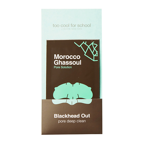 TOO COOL FOR SCHOOL Набор очищающих полосок для носа против черных точек Morocco Ghassoul как перехитрить черных магов