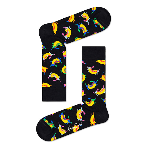 HAPPY SOCKS Носки Hot Dog Dog лакомство для попугаев happy jungle при линьке 50 г