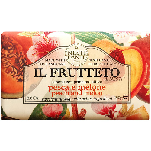 NESTI DANTE Мыло IL FRUTTETO Peach & Melon nesti dante жидкое мыло dolce vivere roma