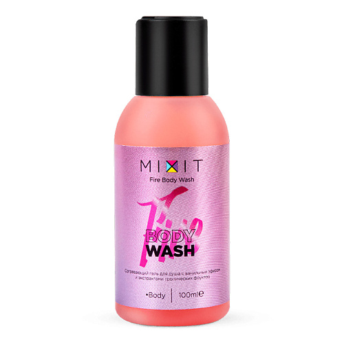 фото Mixit согревающий гель для душа fire body wash