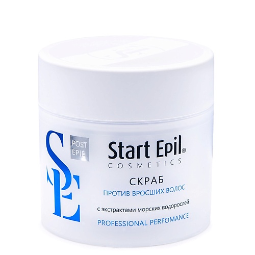 START EPIL Скраб против вросших волос с экстрактами морских водорослей средство против водорослей tetra algostop depot длительного действия 12 табл