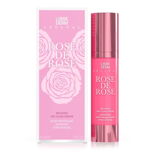 LIBREDERM Крем - флюид дневной возрождающий Rose de Rose Reviving Day Fluid Cream увлажняющий флюид hydratant fluid cream