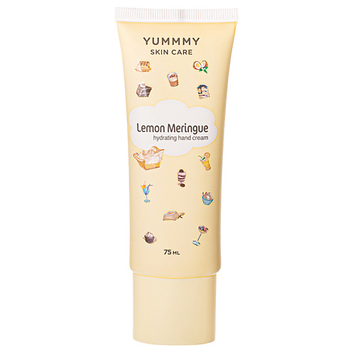 YUMMMY Крем для рук Lemon Meringue крем для ног увлажняющий farmstay lemon intensive moisture foot cream