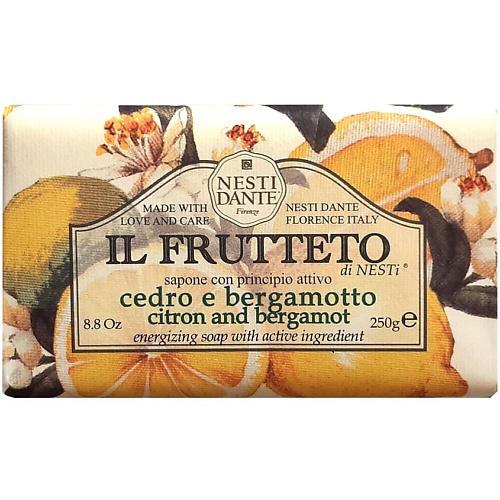 NESTI DANTE Мыло IL FRUTTETO Citron and Bergamot nesti dante мыло il frutteto pure olive