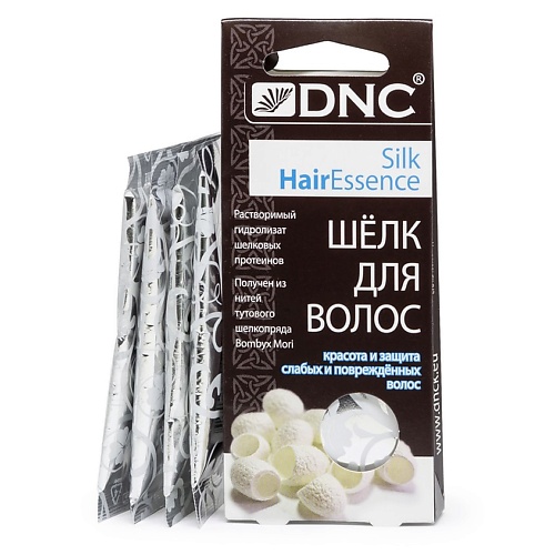 DNC Гель-сыворотка для волос Шёлк Silk Hair Essence пряжа 70% акрил 30% шёлк softy shine 50 гр 85 м 38 виридиан