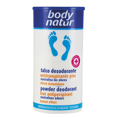 BODY NATUR Дезодорирующая пудра - антиперспирант Powder Deodorant Foot Antiperspirant крем дезодорант антиперспирант antiperspirant cream