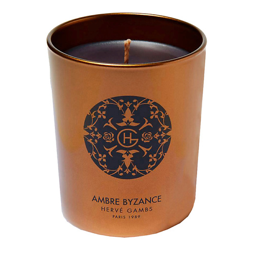HERVE GAMBS Ambre Byzance Fragranced Candle herve gambs rose bulgarie fragranced candle