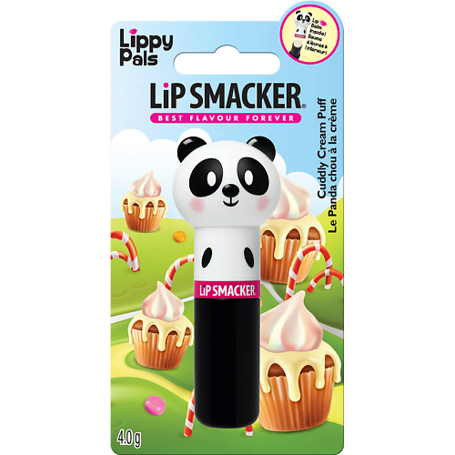 LIP SMACKER Блеск для губ Панда c ароматом Сливочная Слойка lip smacker блеск для губ кошечка с ароматом киви