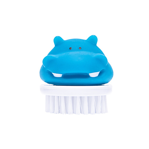 MORIKI DORIKI Щетка для ногтей Nail Brush HIPPO BLUE зубная щетка 2 в 1 push brush zenit blue паста щетка