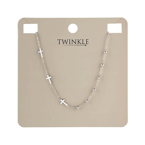 TWINKLE Цепочка SILVER CROSS