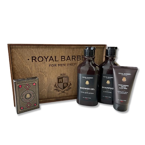 ROYAL BARBER Подарочный набор Royal Barber в ящике royal barber ocean 100