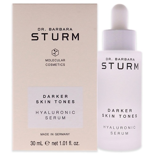 DR. BARBARA STURM Сыворотка для лица с гиалуроновой кислотой для более темных оттенков кожи Darker Skin Tones Hyaluronic Serum mixit себорегулирующая сыворотка с ниацинамидом и цинком skin chemistry niacinamide 10% zinc 0 5% serum