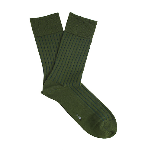 TEZIDO Носки рубчик зеленые tezido носки в горошек