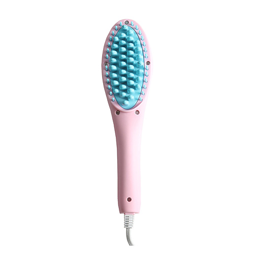 MIZUHI Щетка-выпрямитель для волос Brush Hair Straightener hair straightener wireless curler device rollers volume usb curling wand abs travel mini iron