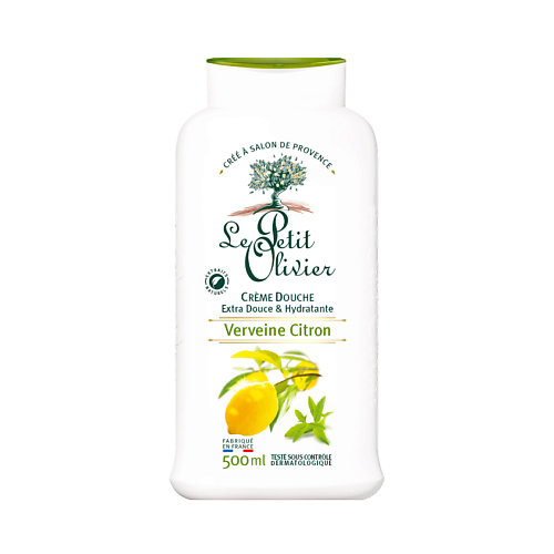 LE PETIT OLIVIER Крем для душа нежный Вербена-Лимон напиток добрый лимон лайм 1 литр сильногазированный пэт 12 шт в уп