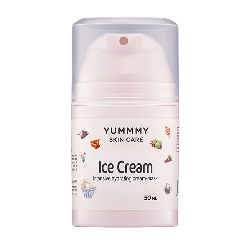 YUMMMY Крем для лица, неотложная помощь Ice Cream крем vivax регенерирующий восстанавливающий помощь при травмах 200 мл х 3 шт