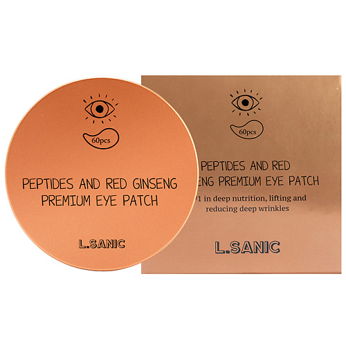 LSANIC L.SANIC Патчи для глаз гидрогелевые с пептидами и экстрактом красного женьшеня мейерхольд драма красного карабаса