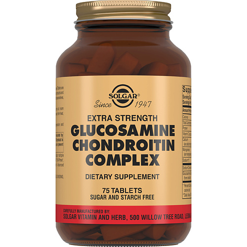 SOLGAR Глюкозамин-Хондроитин плюс nature s bounty глюкозамин хондроитин плюс с кальцием и витамином д 120шт