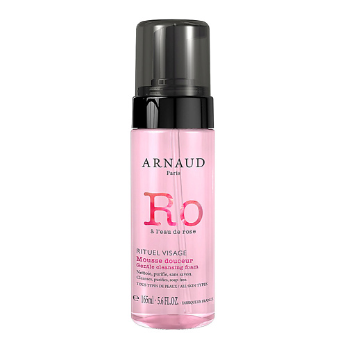 ARNAUD PARIS Мусс очищающий для лица и шеи без содержания мыла с розовой водой Rituel Visage очищающий крем мусс