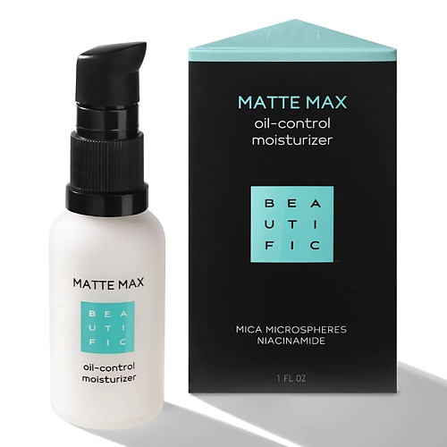 BEAUTIFIC Крем-флюид для лица матирующий Matte Max крем скраб для тела beautific macaaroon питательный 300 мл