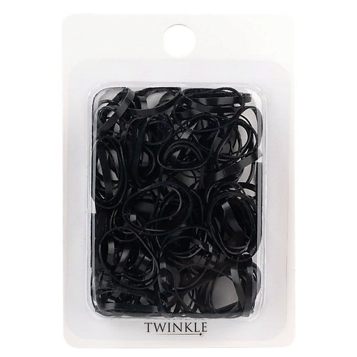 TWINKLE Набор резинок для создания причёсок BLACK размер L пижама женская рубашка и шорты kaftan star размер 48 50