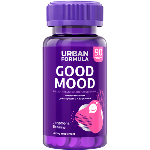 URBAN FORMULA Комплекс для хорошего настроения с L-триптофаном Good Mood vplab витаминно минеральный комплекс для женщин ultra women s multivitamin formula