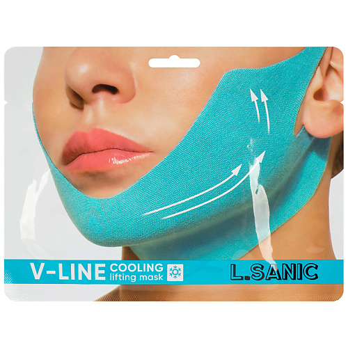 LSANIC L.SANIC Маска-бандаж для коррекции овала лица с охлаждающим эффектом сухая маска с себорегулирующим эффектом