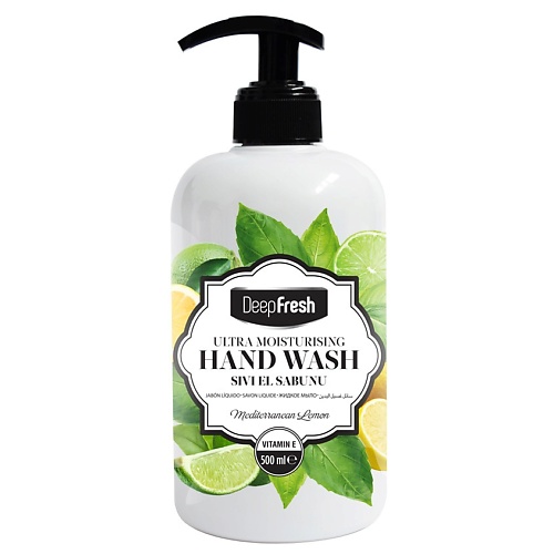 DEEP FRESH Мыло жидкое для мытья рук Mediterranean Lemon deep fresh мыло жидкое для мытья рук aegen olive