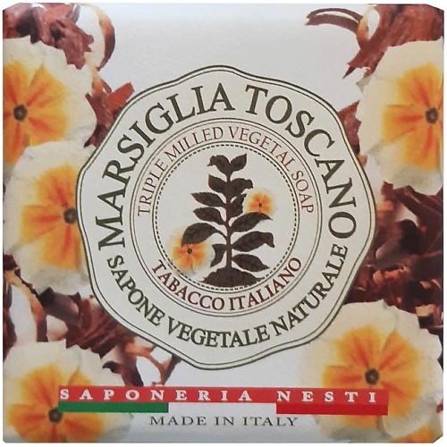 NESTI DANTE Мыло Marsiglia Toscano Tabacco Italiano nesti dante мыло marsiglia toscano rosa centifolia