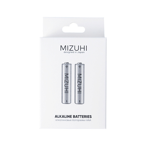 MIZUHI Батарейки MIZUHI, тип ААА светодиодная фигура оленёнок в шапке 7 × 25 × 7 см акрил 10 led батарейки аах2 не в комплекте свечение белое